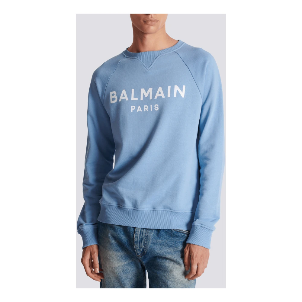 Balmain Paris sweatshirt Blue Heren