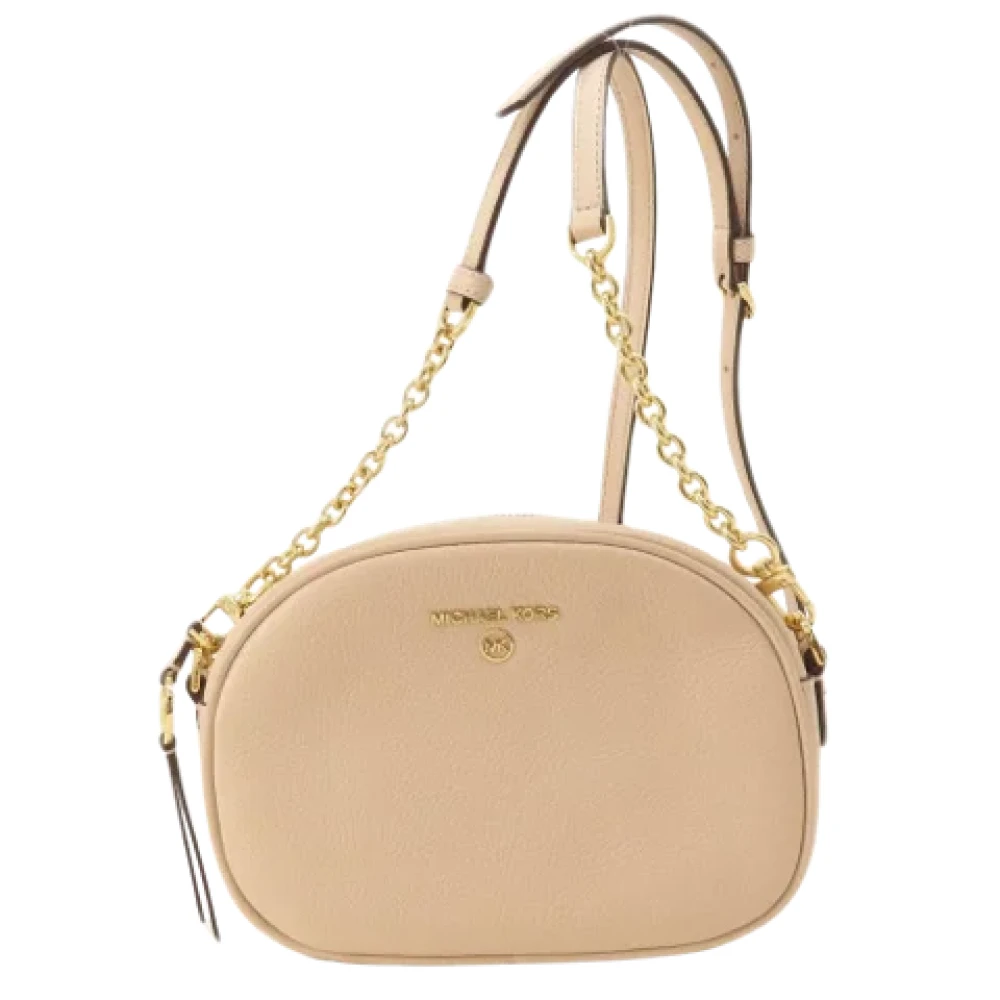 Michael Kors Pre-owned Leather shoulder-bags Beige Dames