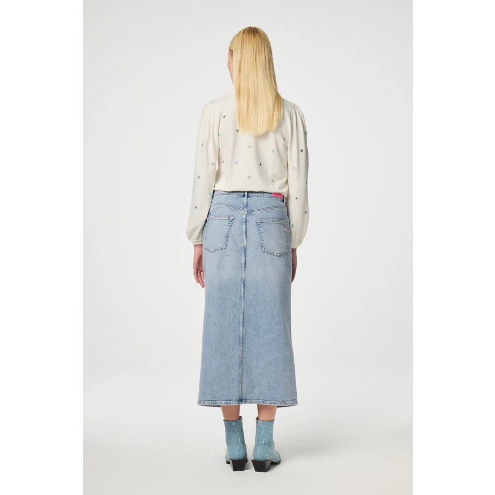 Fabienne Chapot Bloemenprint Pullover Trui White Dames