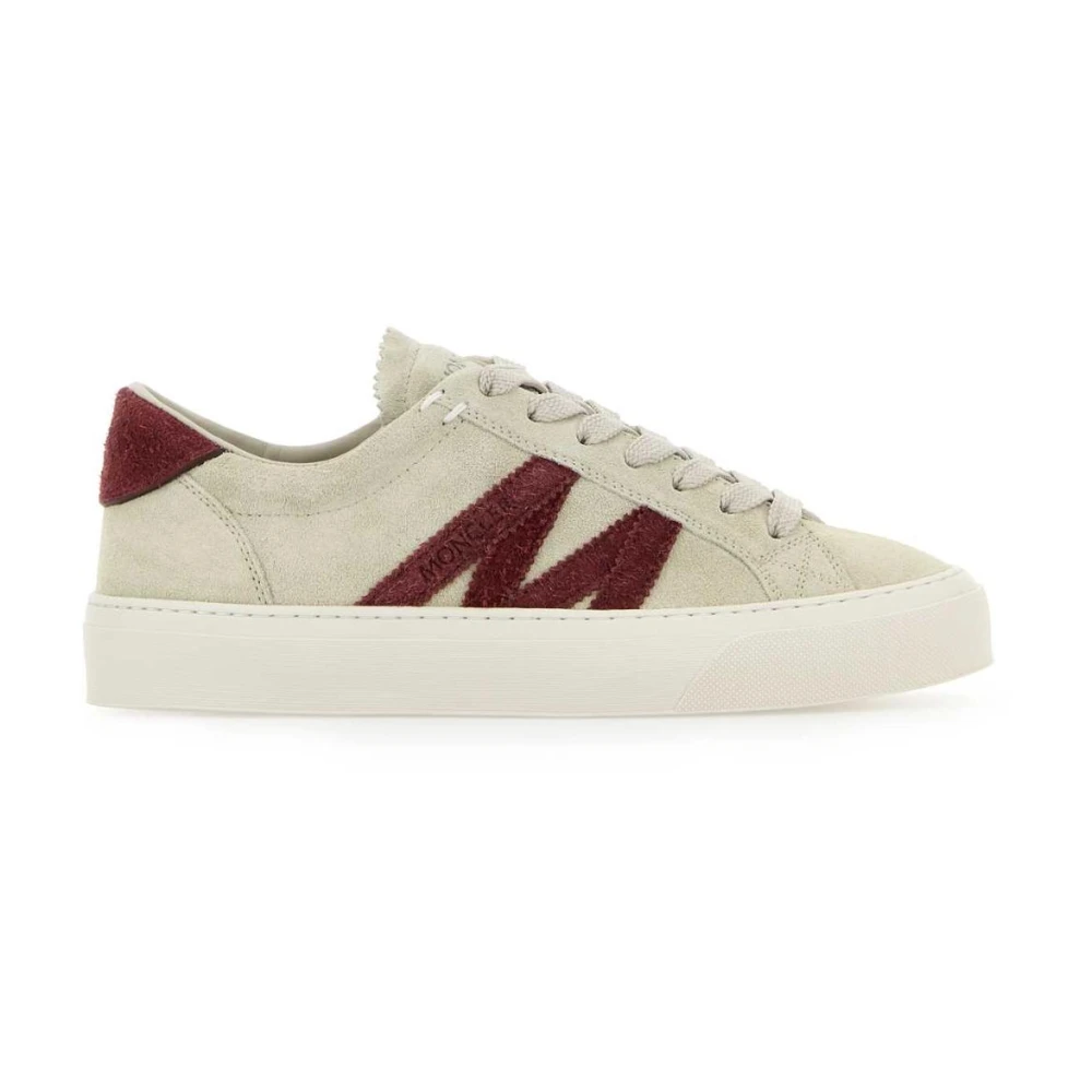 Moncler Women's Beige Sneakers, 4 Uk, Chunky Sole Platform Trainers