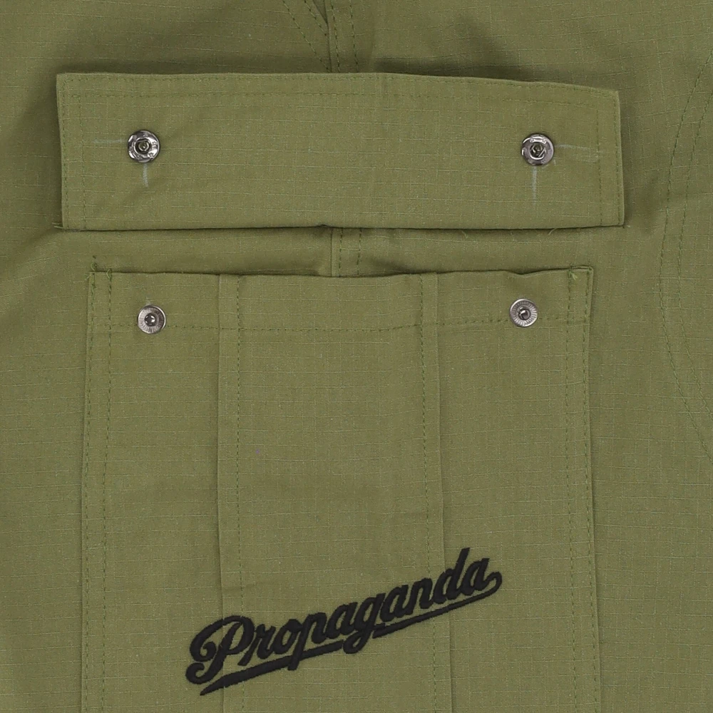 Propaganda Militair Groene Cargo Shorts Green Heren