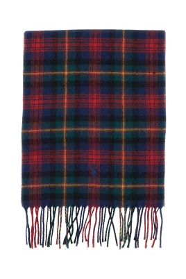 Patchwork Plaid Ullblandad Halsduk