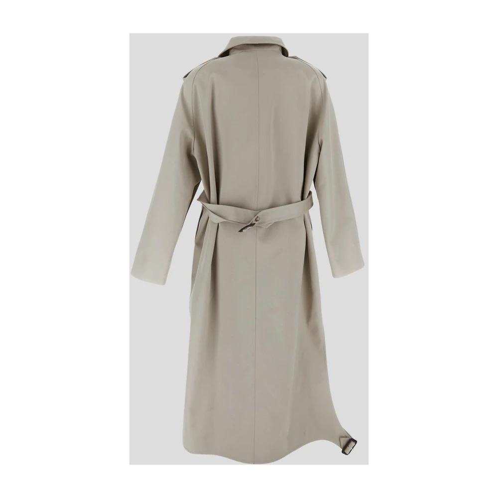 Courrèges Katoenen Trenchcoat Gray Dames