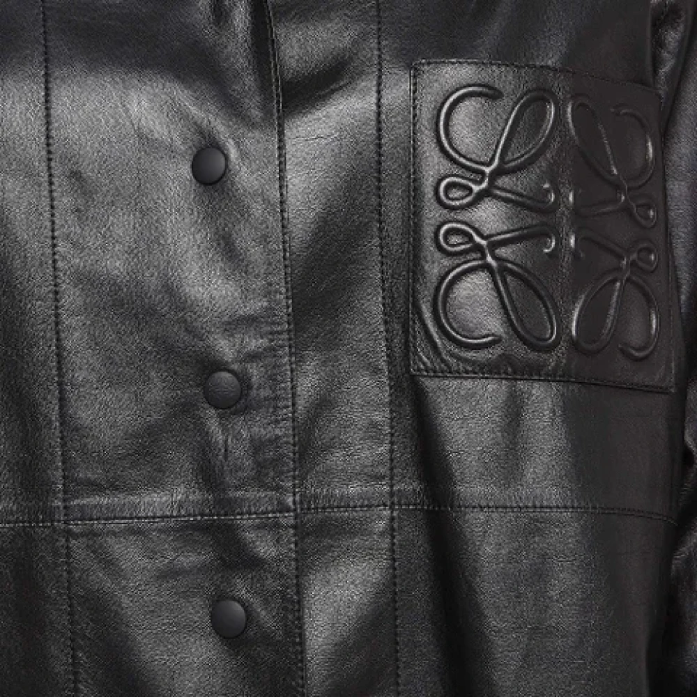 Loewe Pre-owned Leather tops Black Dames