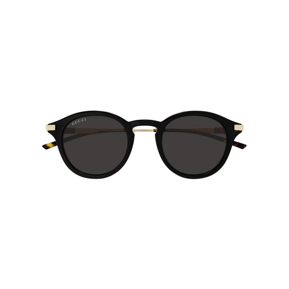 Gucci Men's Black Sunglasses, 48 Mm, Round Frame Sunglasses