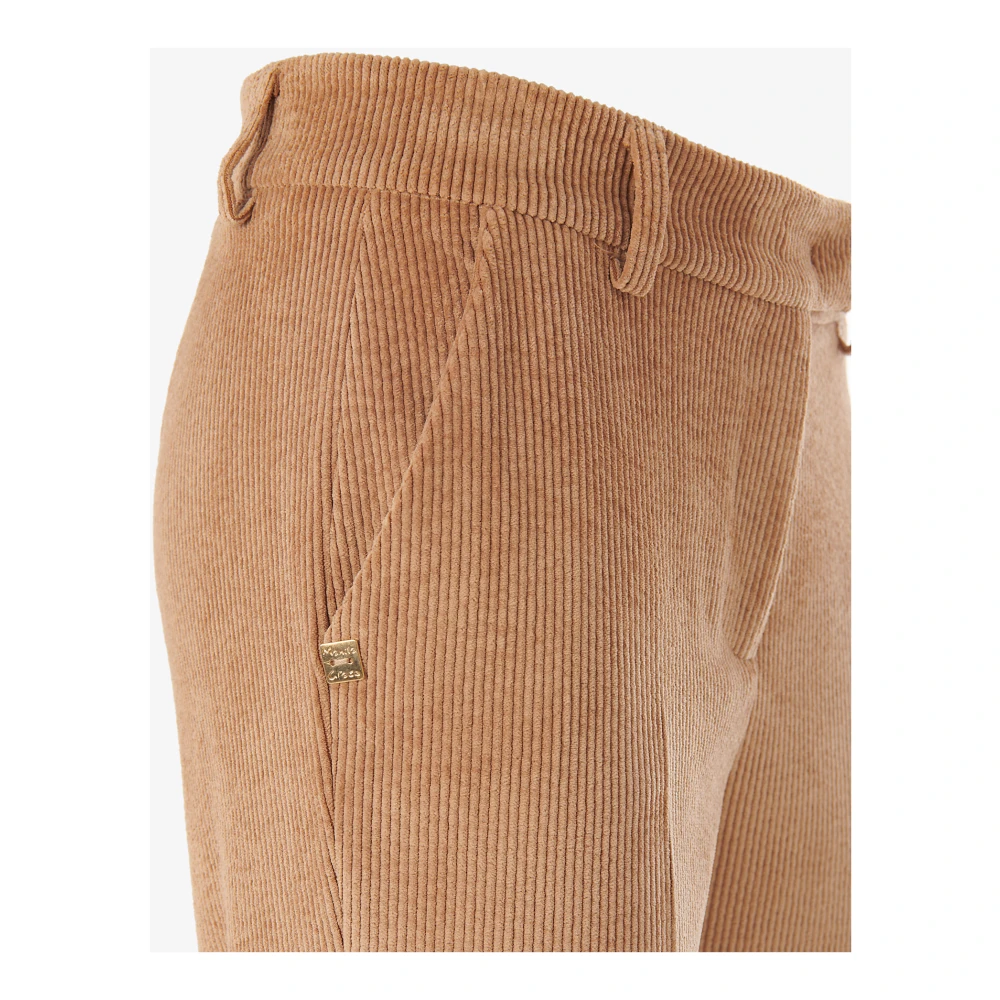 Manila Grace Slim Fit Broek Brown Dames
