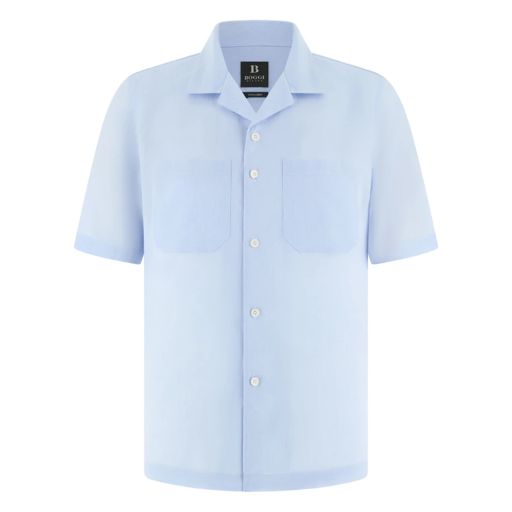 Boggi Milano Hombre Azul Camisas, Talla: 2XL