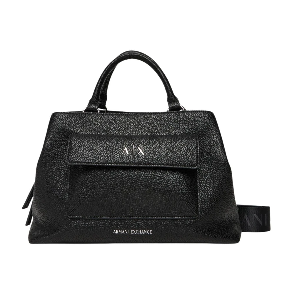 Armani Exchange Medium Handbag - Female - Handbags - Black - One Size - Bags - Image 2