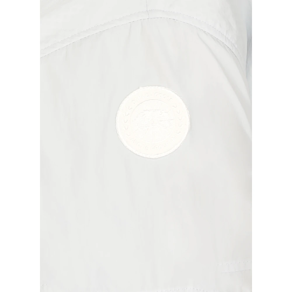 Canada Goose Lichtblauwe Bomberjack met Capuchon Blue Dames