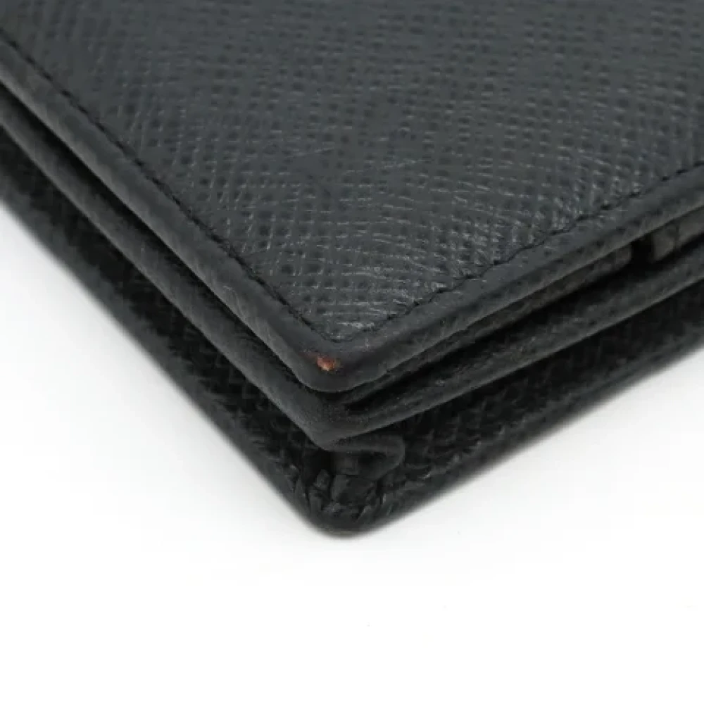 Louis Vuitton Vintage Pre-owned Leather wallets Black Heren