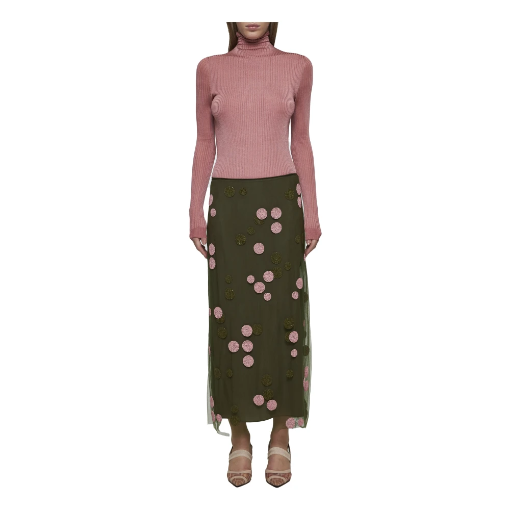 Fendi Stijlvolle Sweaters Collectie Pink Dames