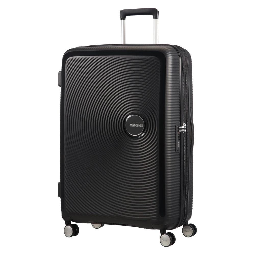 American Tourister Uitbreidbare Hardshell Koffer met TSA-slot Black Unisex