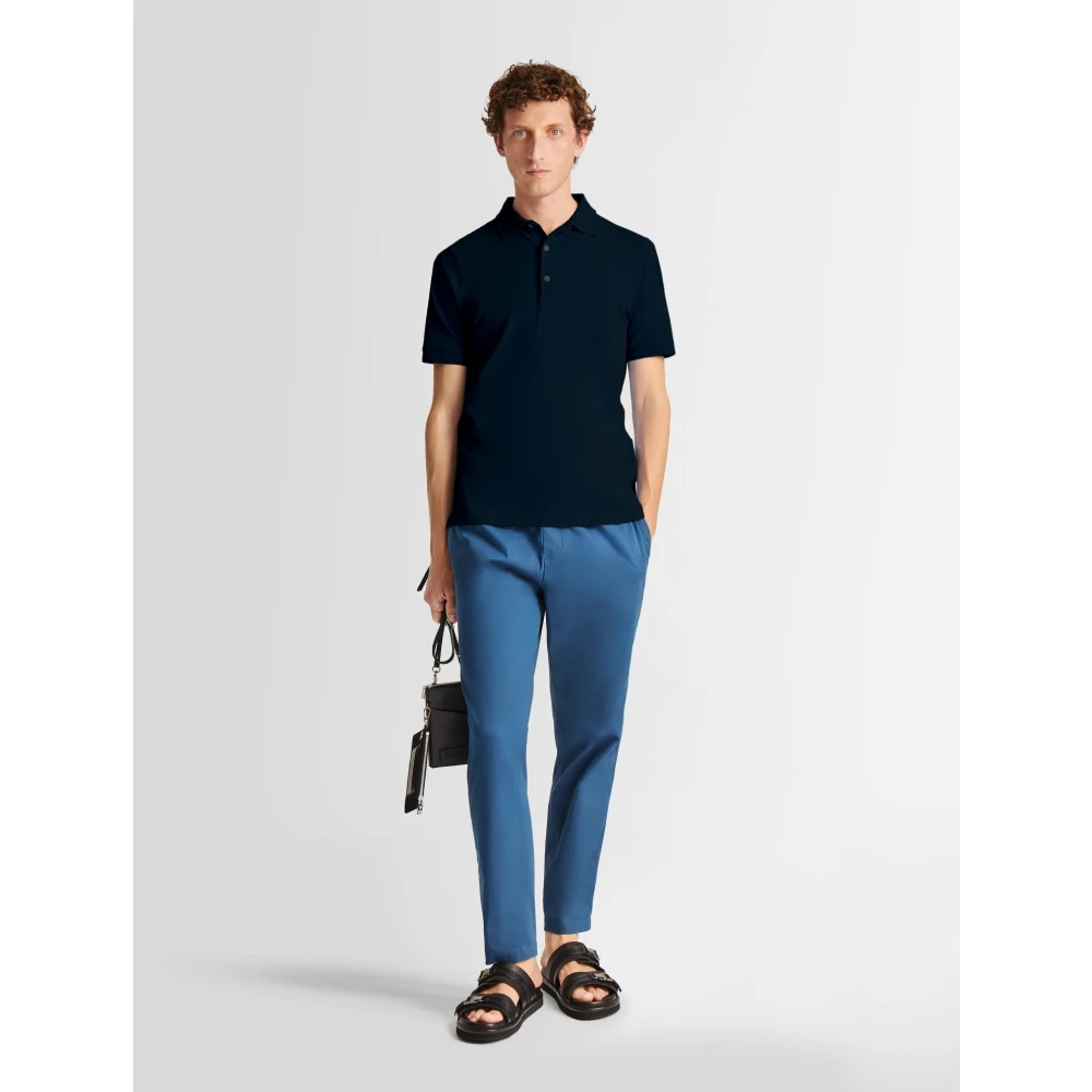 Fusalp Kortmouw Poloshirt Gabin Blue Heren