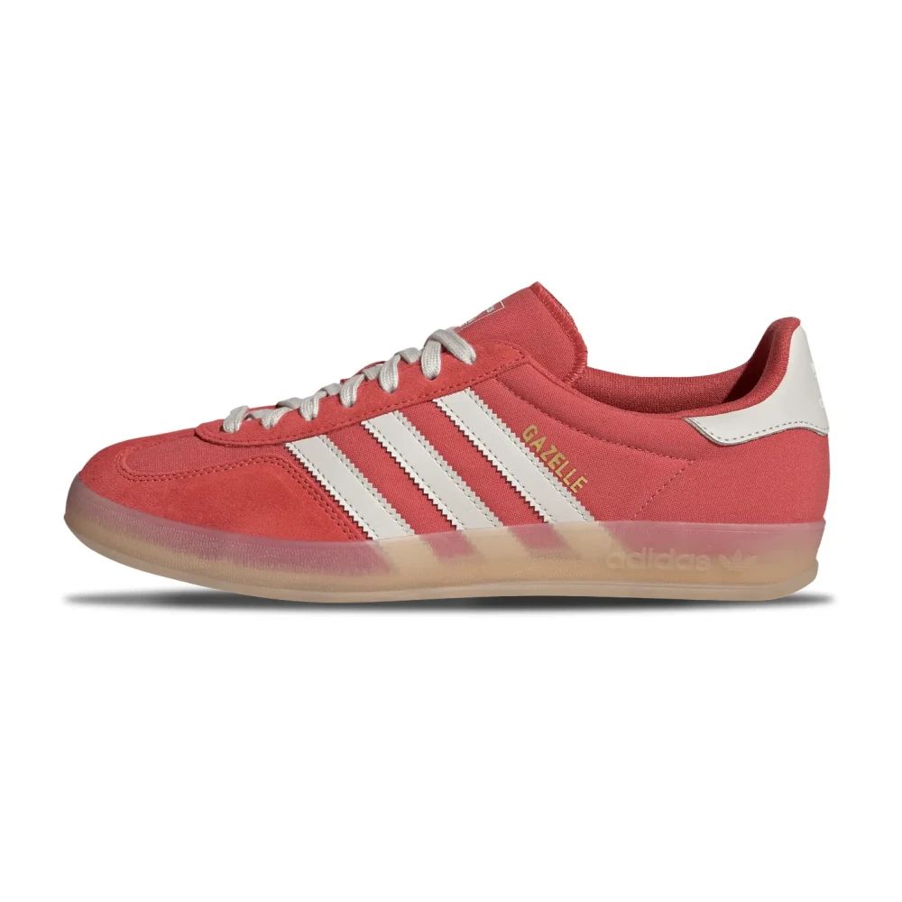 Adidas Unisex Red Gazelle Indoor - Skateboarding - 4 Uk - Sport