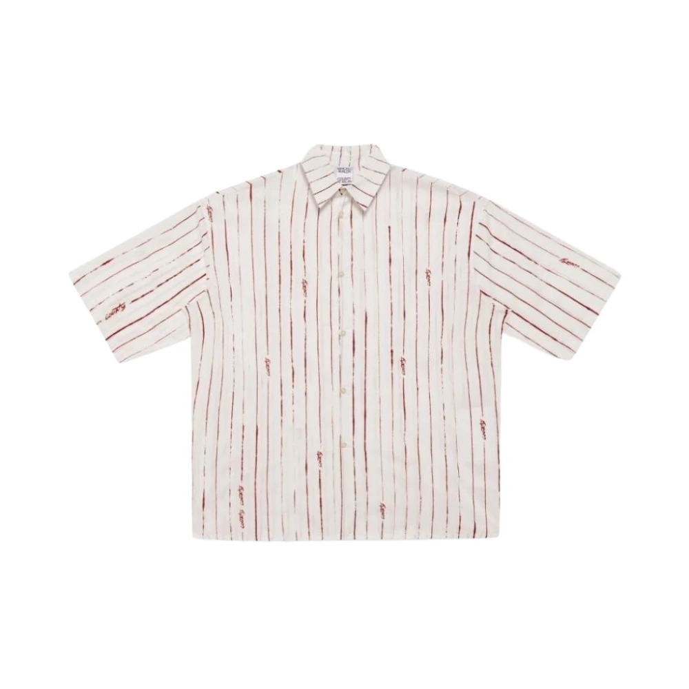 Marcelo Burlon Katoenen Overhemden White Heren