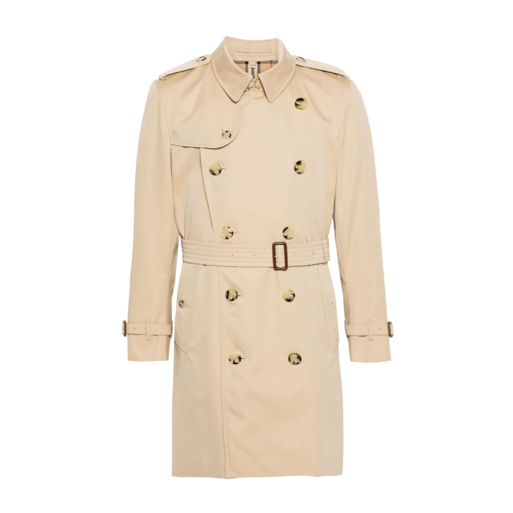 Burberry Stijlvolle Jassen Collectie Yellow Heren