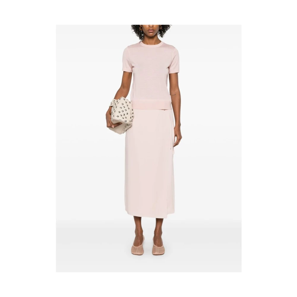 Theory Roze Rok met Wijde Zoom Pink Dames