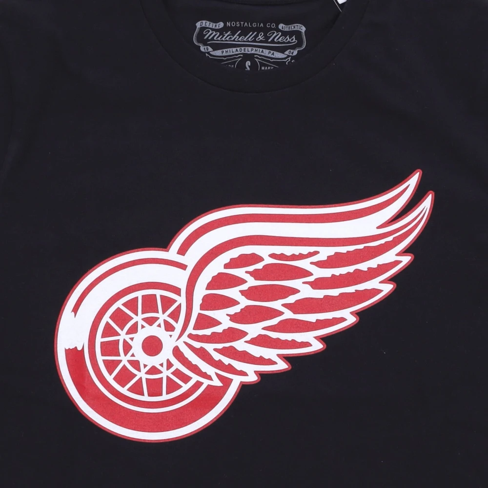 Mitchell & Ness NHL Team Logo Tee Zwart Black Heren