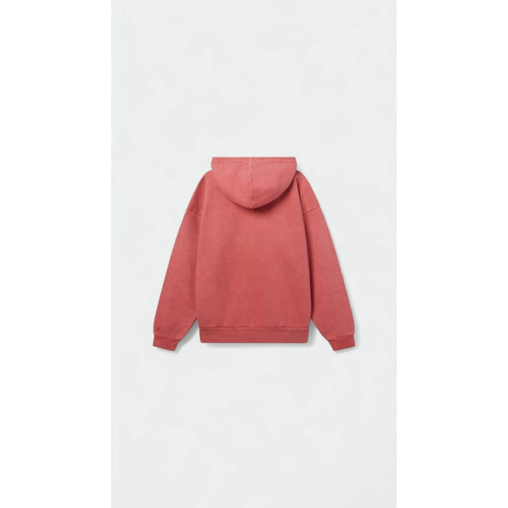 Obey Pigment Hoodie Red Heren