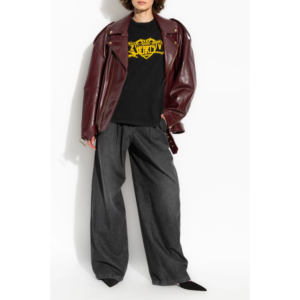 Zadig & Voltaire T-shirt met print Edwin Black Dames