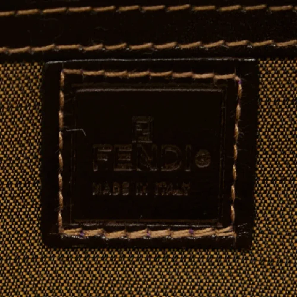 Fendi Vintage Pre-owned Canvas fendi-bags Brown Dames