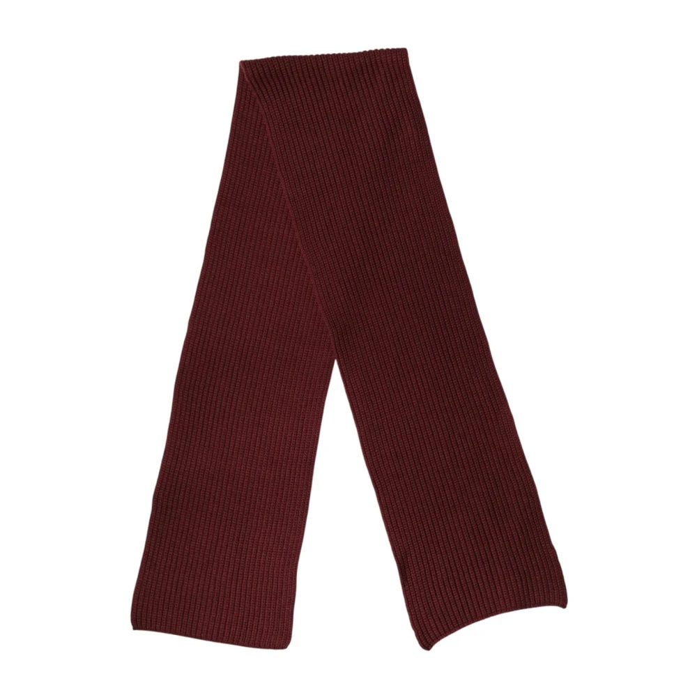 Dolce & Gabbana Men's Brown Cashmere Knitted Neckwrap Shawl Scarf