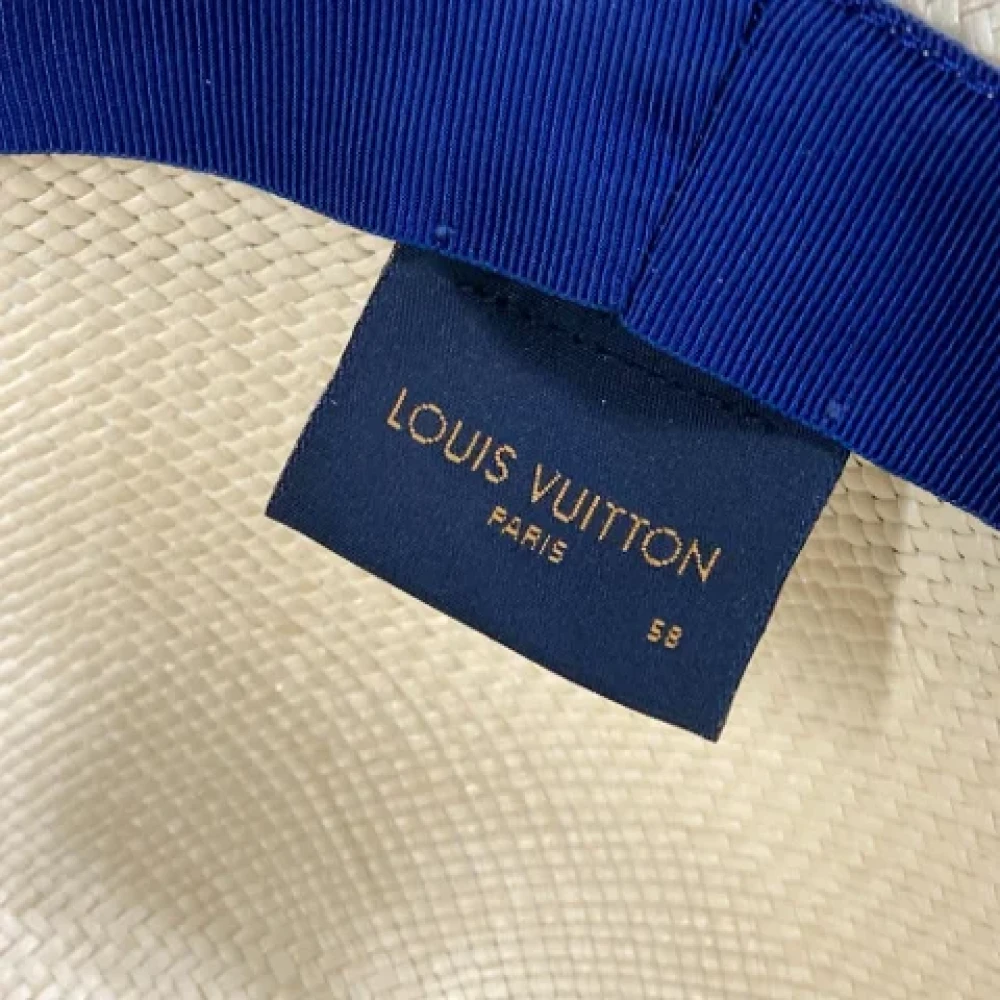 Louis Vuitton Vintage Pre-owned Fabric hats Blue Dames