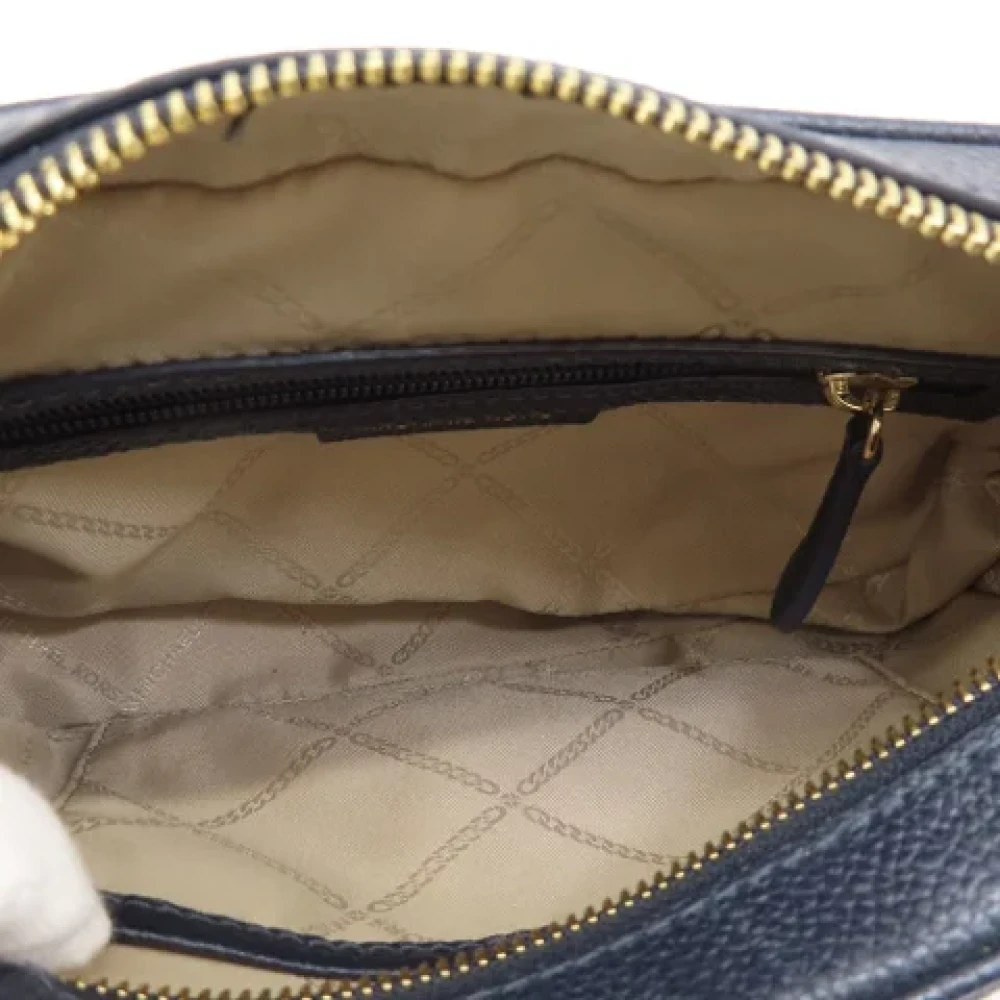 Michael Kors Pre-owned Leather shoulder-bags Blue Dames