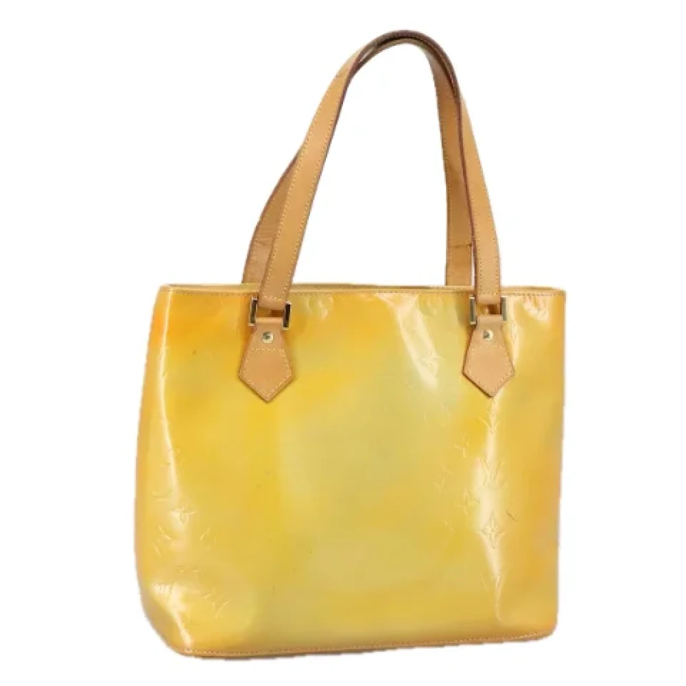 Louis Vuitton Vintage Pre-owned Leather handbags Yellow Dames