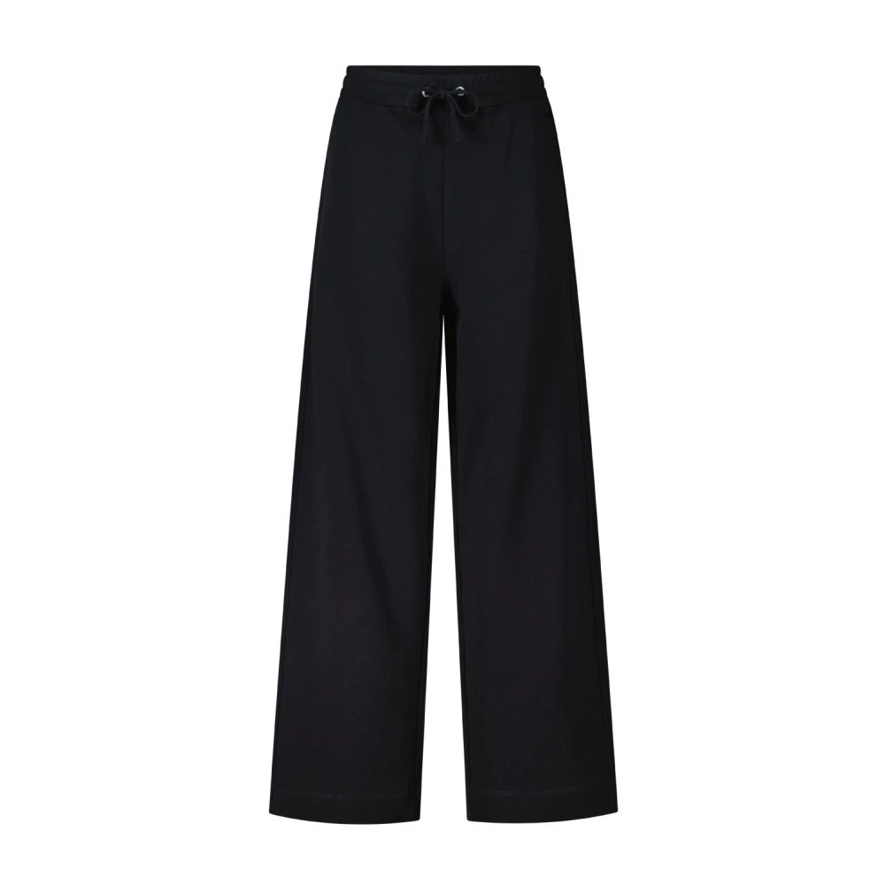 Lala Berlin Comfortabele Wijde Sweatpants Black Dames