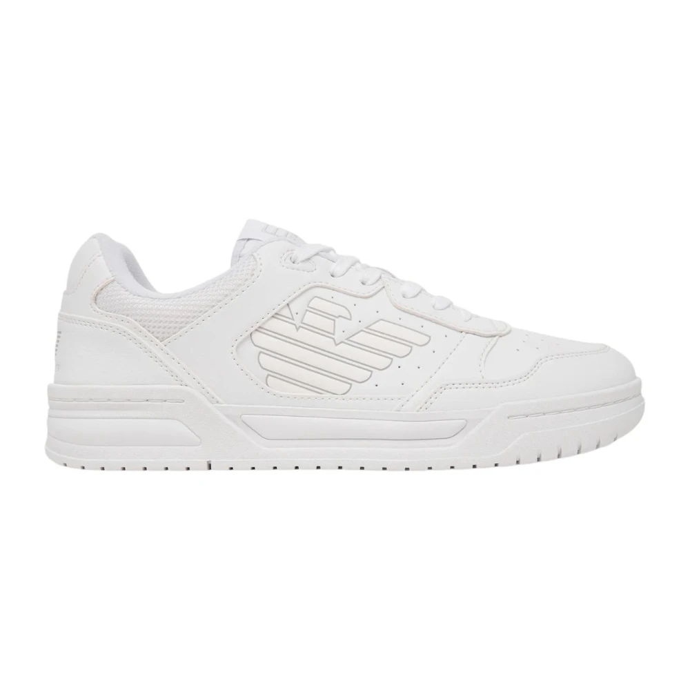 Emporio Armani Ea7 Uomo Bianco Scarpe, 46 Eu, New,