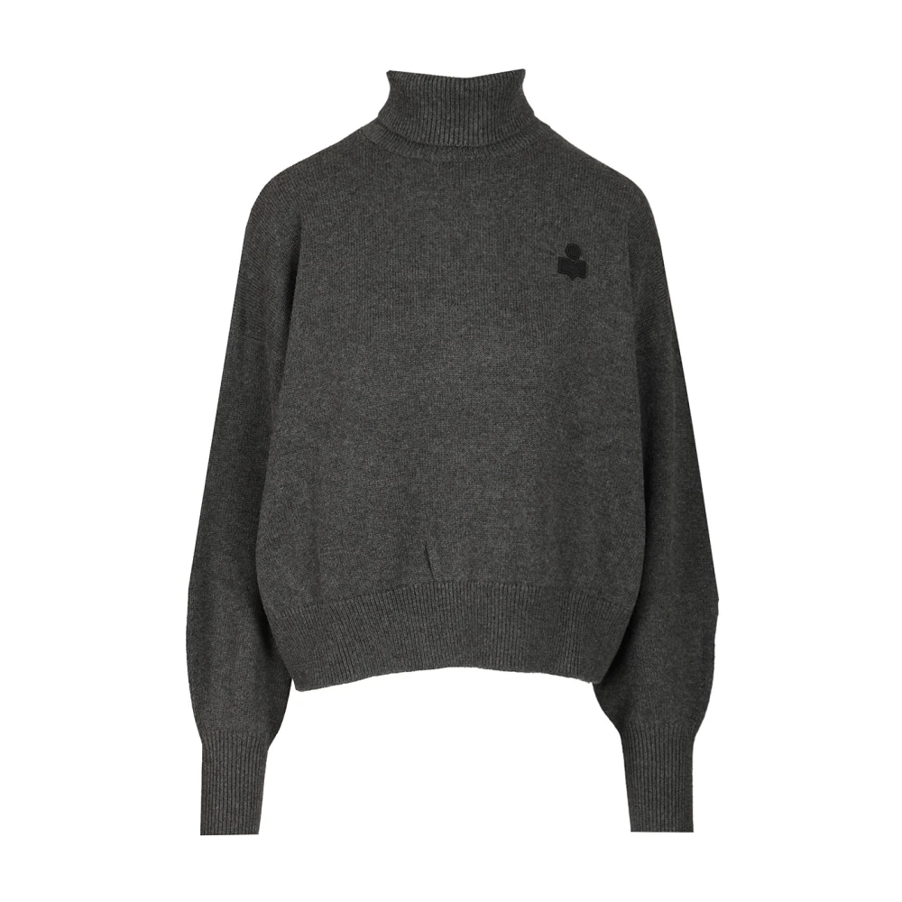 Marant Étoile Gray Nasha Turtleneck Jumper - Female - Turtlenecks - M - Knitwear
