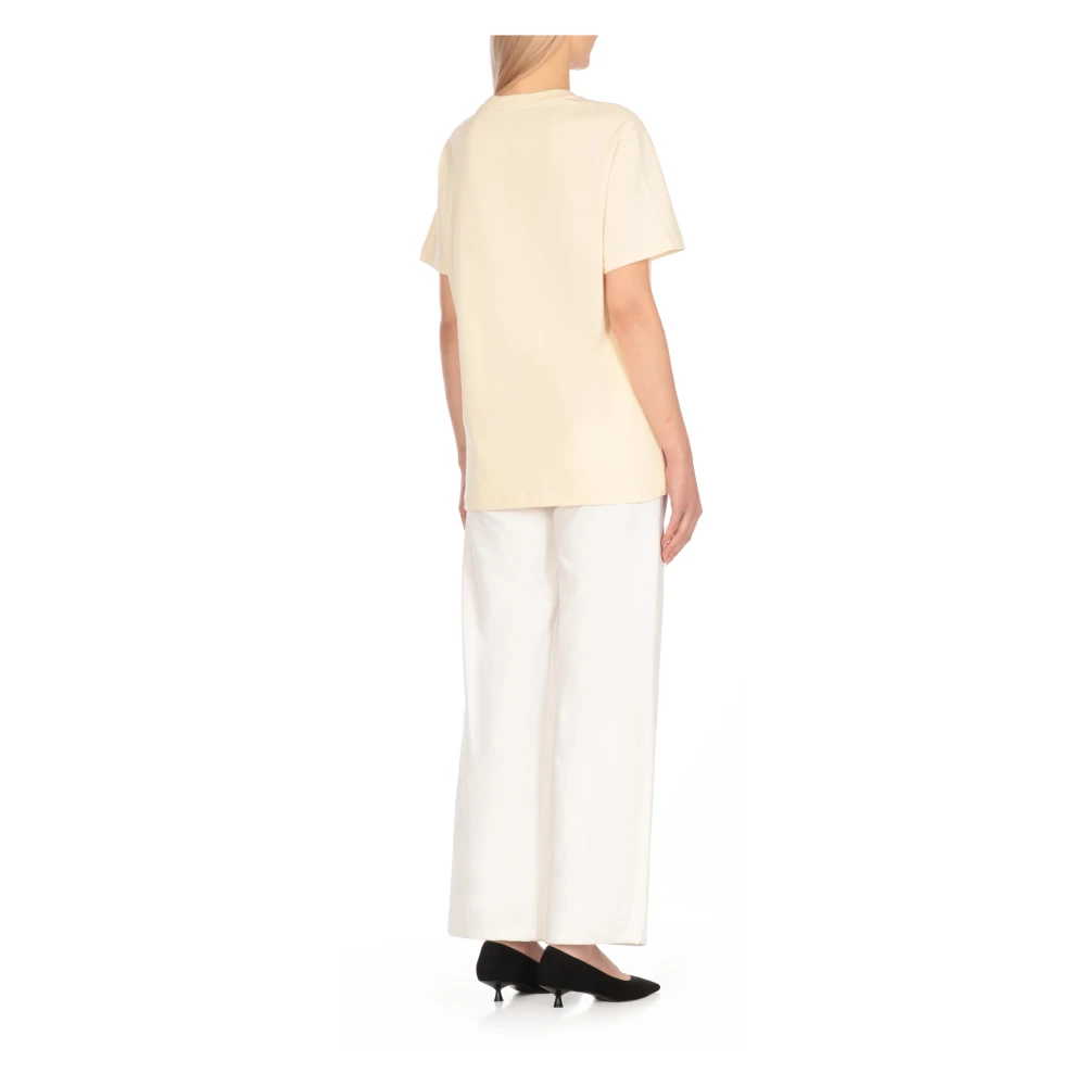 A.p.c. T-shirt met ronde hals Beige Dames