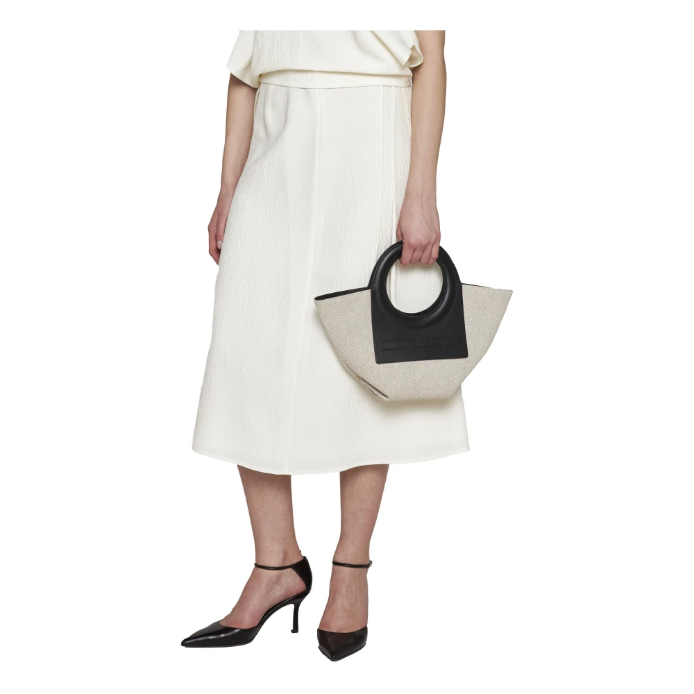 Le 17 Septembre Witte Rok met Blauwe Details White Dames