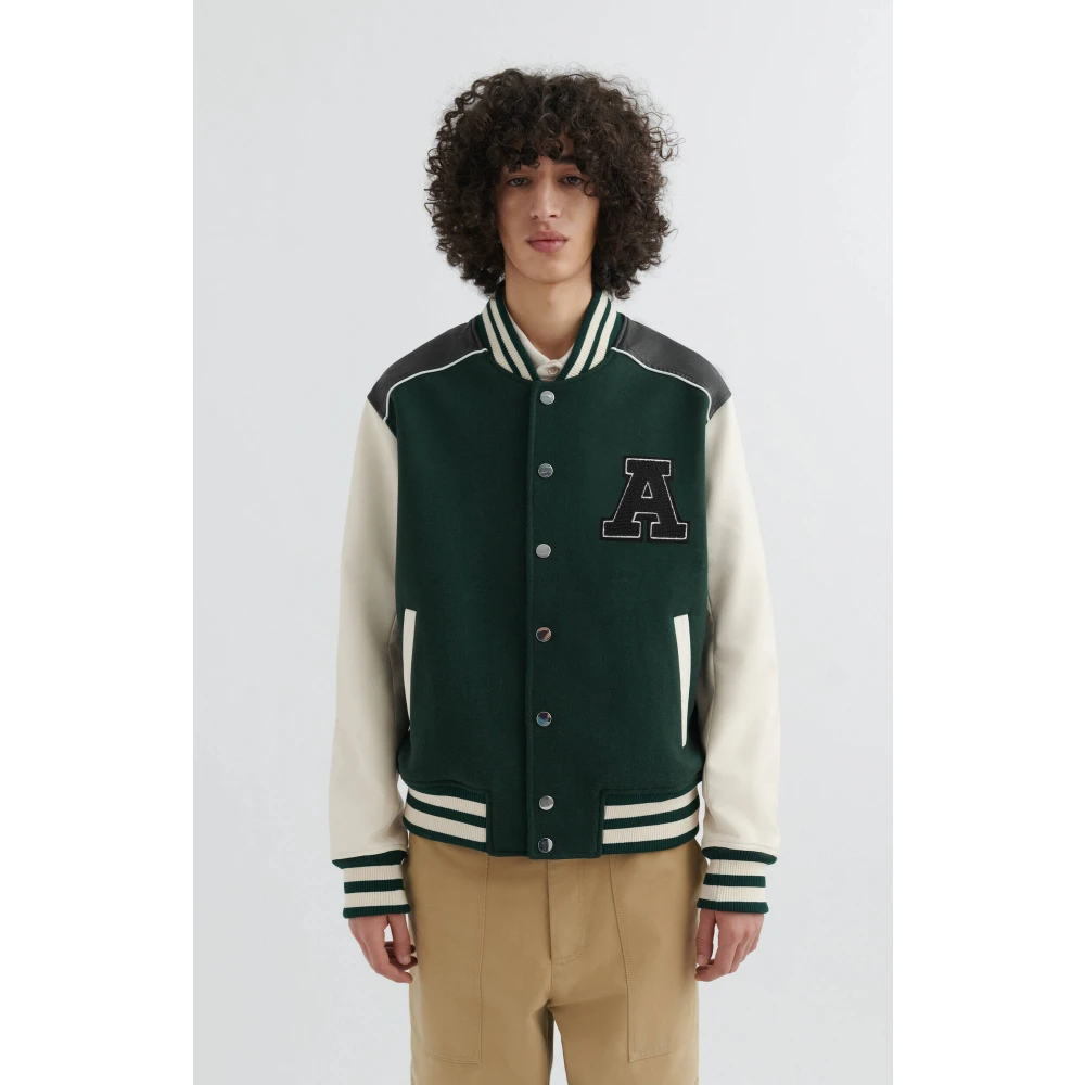 Axel Arigato Ivy Varsity Jacket Green Heren