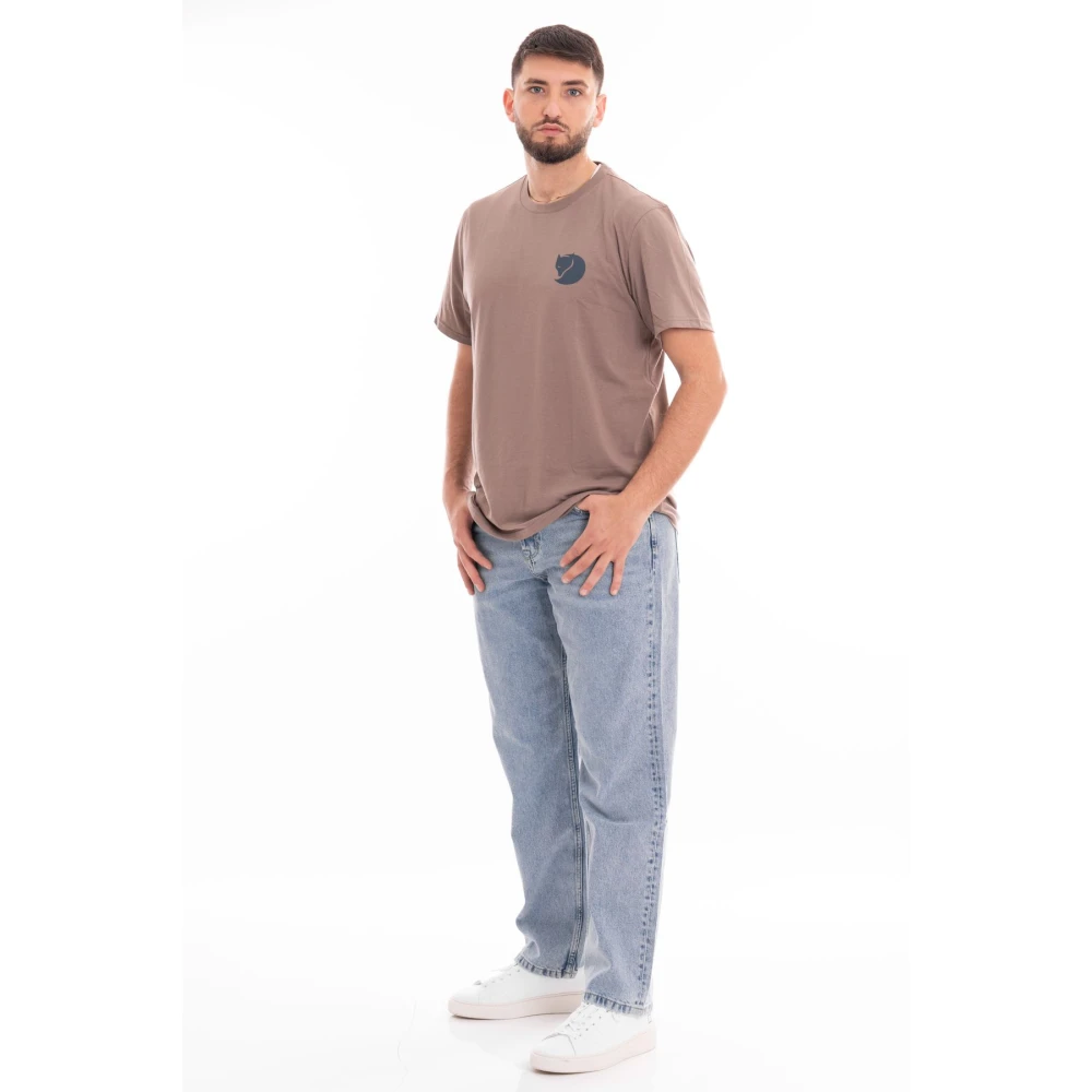 Fjällräven Natuurwandeling T-shirt Mannen Brown Heren
