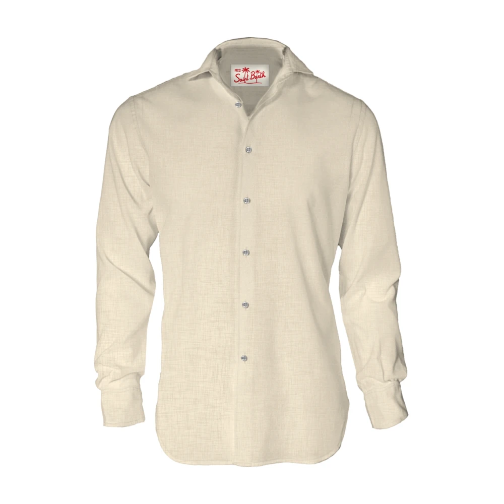 MC2 Saint Barth Beige Herenshirts Beige Heren