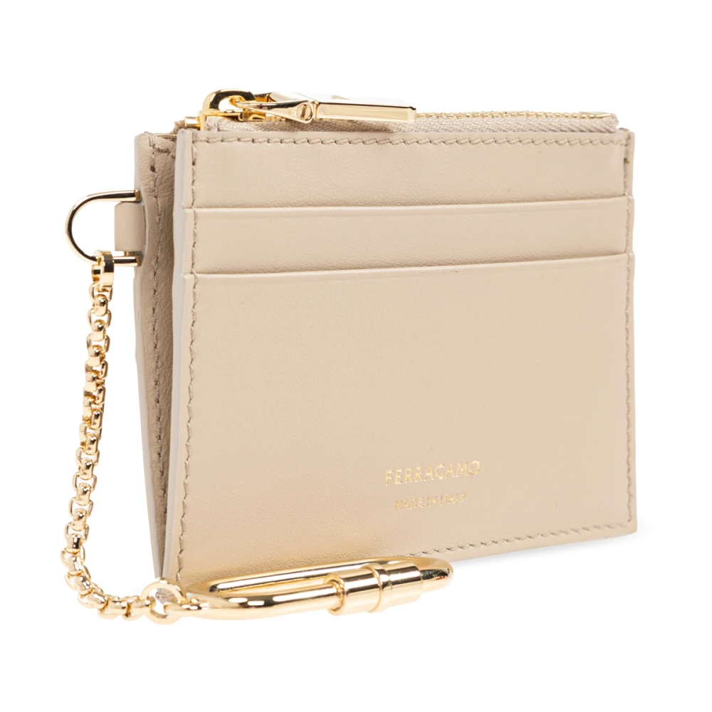 Salvatore Ferragamo Kaarthouder Beige Dames