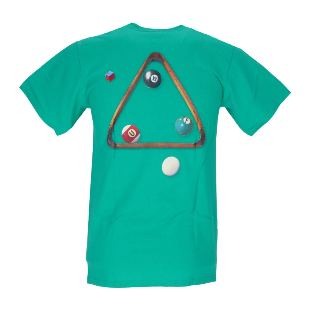 HUF Groene Dirty Pool Tee Korte Mouw Green Heren