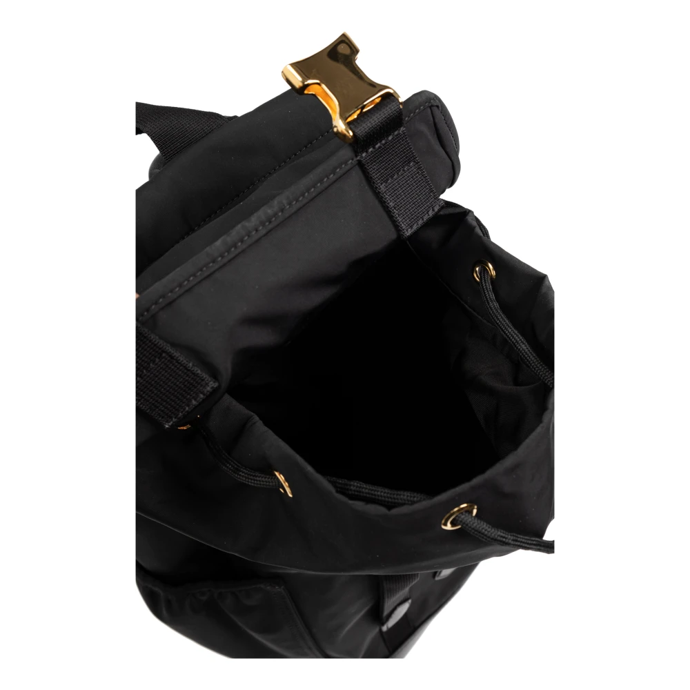Tom Ford Rugzak met logo patch Black Heren