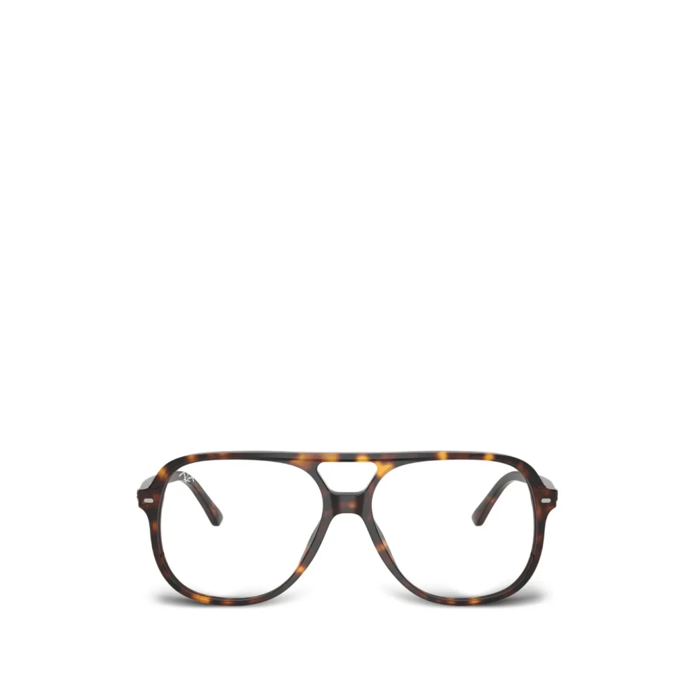 Ray - Ban Unisex Transparent Ray - Ban Rx5698 2012 Optical Frames Acetate Turtle Squared Normal - Image 8