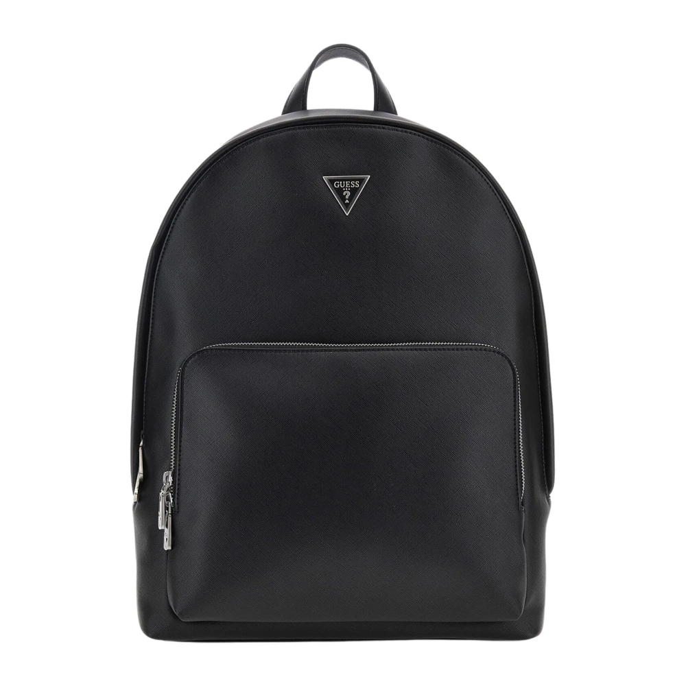Guess Milano Saffiano Rugzak Black Heren