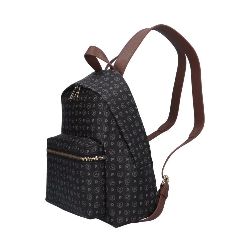 Pollini Heritage Rugzak met Ritssluiting Black Dames