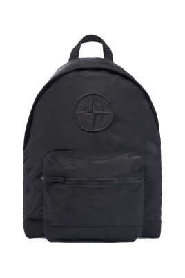 sac-a-dos-en-nylon-metallique-ajustable-noir