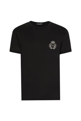 black-crew-neck-embroidered-logo-t-shirt