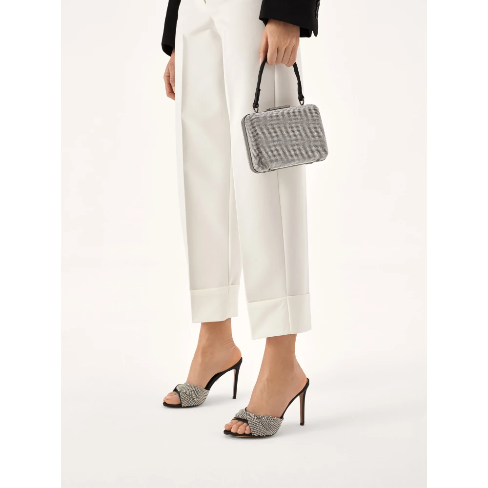 Kazar Avondclutch tas versierd met kristallen Black Dames
