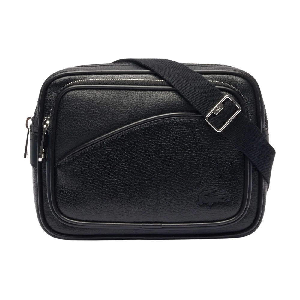 Lacoste Uomo Nero Angy Borsa A Tracolla