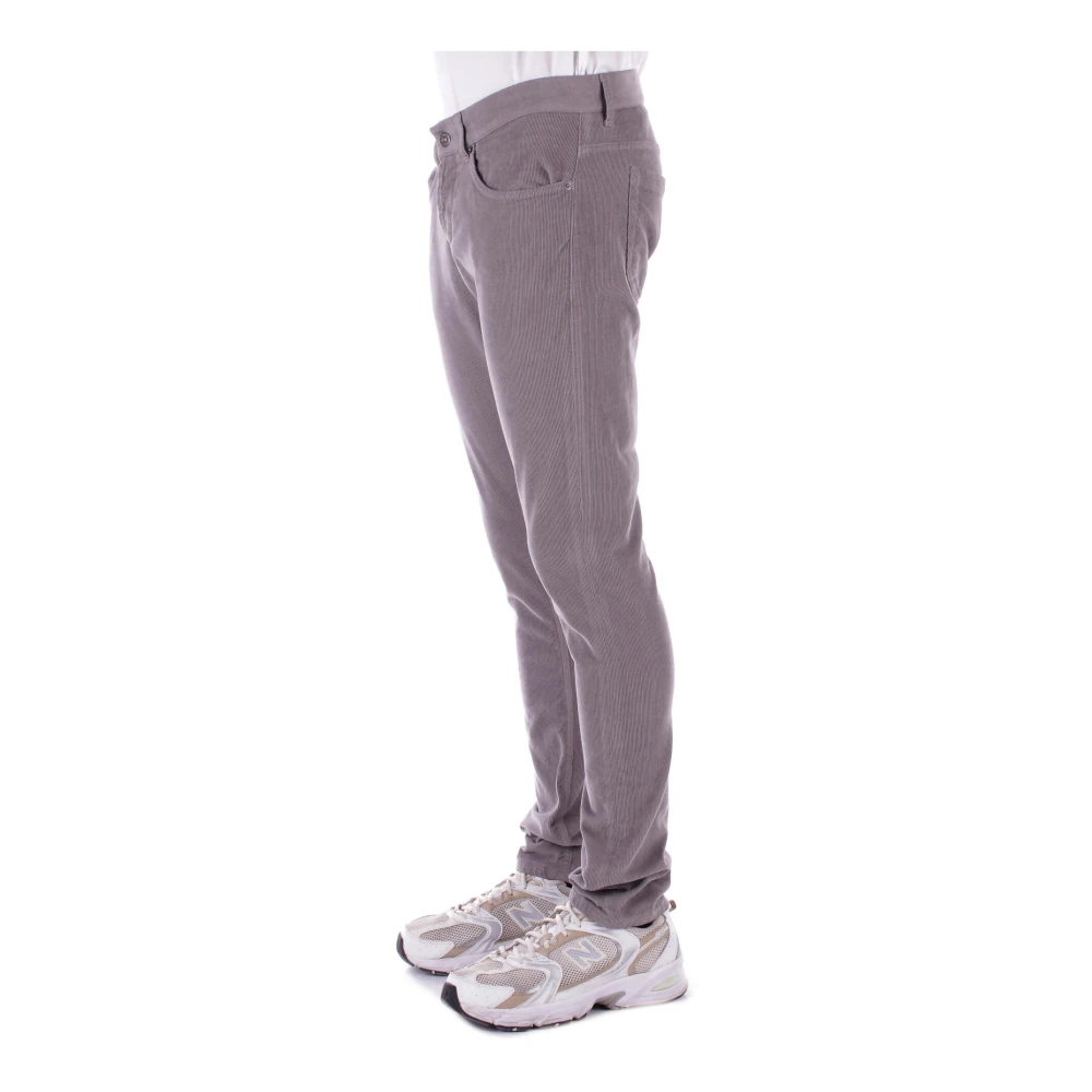 Dondup Lichtgrijze Skinny Broek Gray Heren