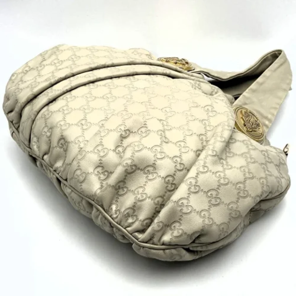 Gucci Vintage Pre-owned Leather gucci-bags White Dames