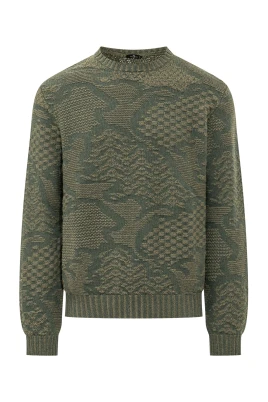 Jacquard Rundhalsad Tröja
